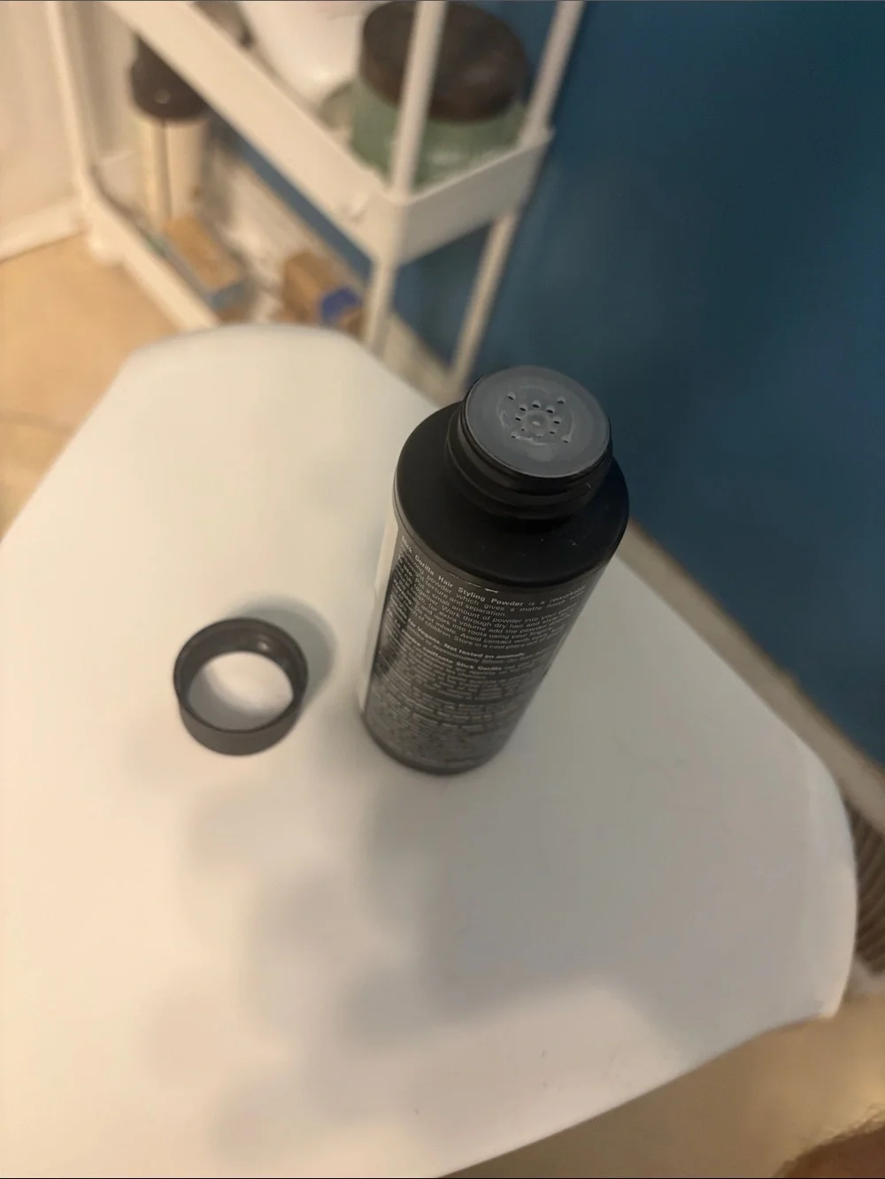 Matte Volumizing Hair Styling Powder - Black/White
